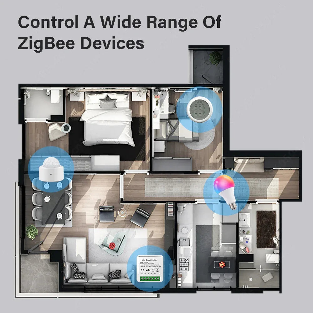 Tuya Multi-mode Gateway Hub Bluetooth Mesh Smart Home Automation ZigBee WiFi Wireless Bridge Works with Alexa Google Smart Life