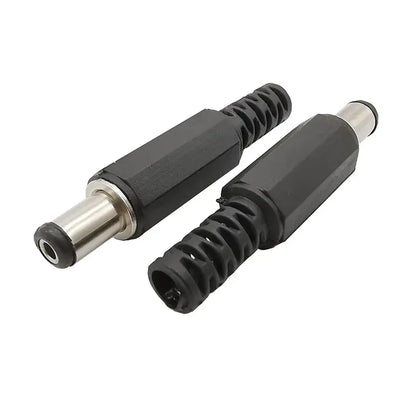 10Pcs 3.5 x 1.3mm 5.5 x 2.1mm 5.5 x 2.5mm 6.5 x 4.4mm DC Power Male Plug Jack Adapter Wire Charging Plug Electric Connector