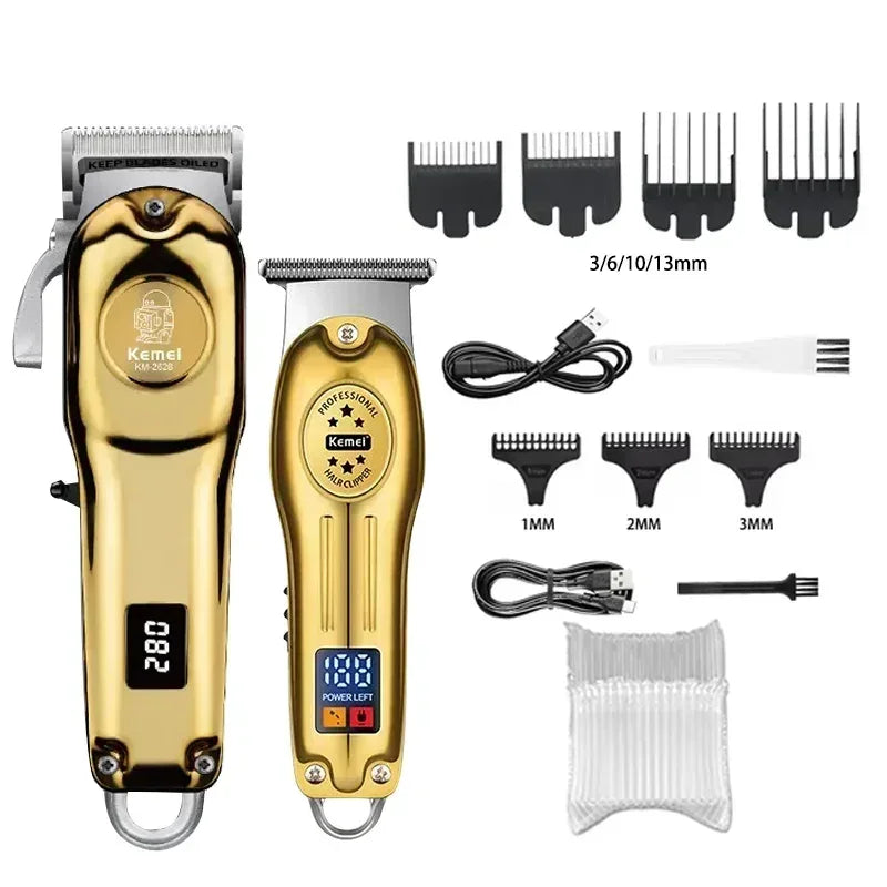 Kemei Professional Electric Hair Clippers Beard Clipper Rechargeable Men's Shaver Hair Trimmer KM-2628 KM-678 KM-2024 Clipper