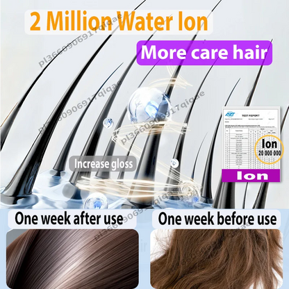 2 IN 1 Hair-care Airstrait Hair Straightener Hair Dryer Negative Ion Hair Styler Long-Lasting Styling Tool Hairdryer Machine