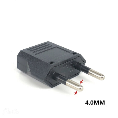 1-100pcs EU Plug Adapter US to EU Plug Adapter CN to EU Travel Adapter Electric KR Euro Plug Converter Power Sockets AC Outlet
