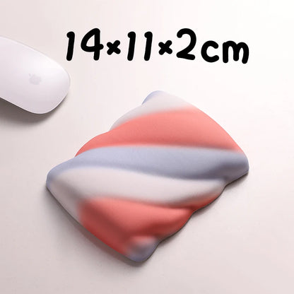 Mouse Wrist Rest Ergonomic Memory Foam Anti-Slip Rubber Base Keyboard Wrist Rest Support and Mouse Pad Wrist Rest for Computer