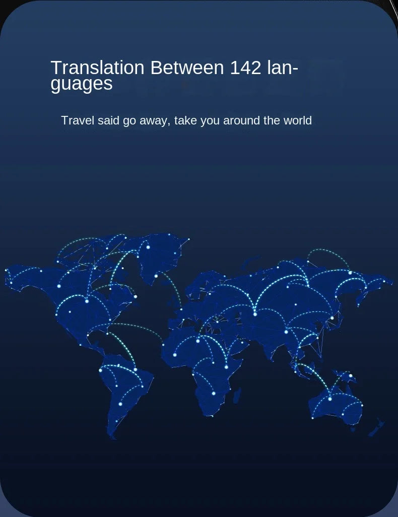 Portable T22 Smart Translator 142 In Real-time Online Languages Translation ChatGPT Voice Photo Intelligent Translate Device