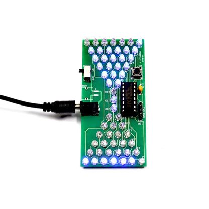 Light-emitting Diode LED Electronic Hourglass DIY Electronic Kit 5V Fun Welding  Electronic Component Welding Skills Training