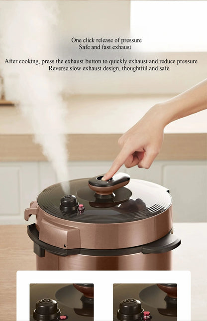 220V Electric Pressure Cooker Home Smart 5-liter Multi functional Pressure Cooker Rice Cooker