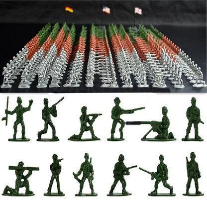 1Set Military Scene Accessories German Army Base Barbed Wire Building Block Fence Isolation Net Door Parts MOC Bricks Toys Kids