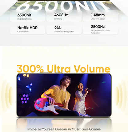 realme 16 Pro Plus Smartphone NFC Snapdragon 7 Gen 4 Chipset 200MP Camera 50MP Periscope Telephoto 7000mAh Battery 80W Charge