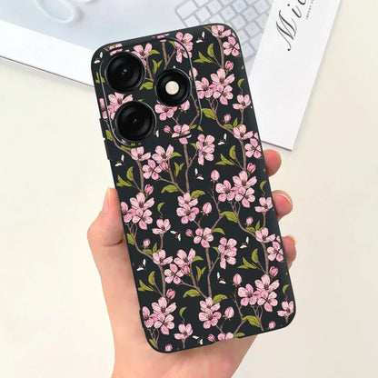 For Tecno Spark 20 Case Spark 20C BG7n Prety Girls Butterfly Painted Phone Case For Tecno Spark 20 Pro Spark20 C Soft TPU Fundas