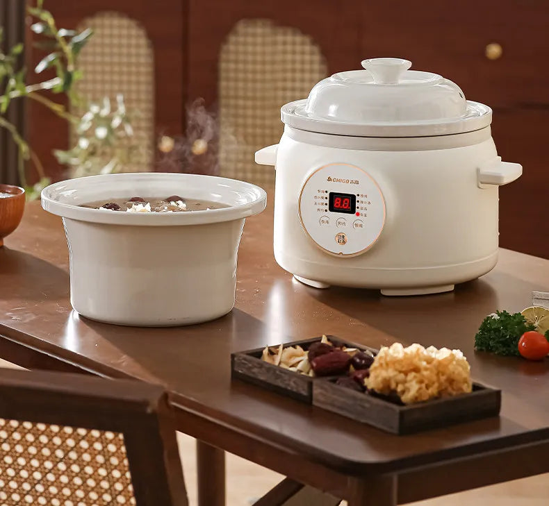 Electric slow cooker for baby food, ceramic household fully automatic stew pot, soup pot, electric slow cooker, porridge cooker
