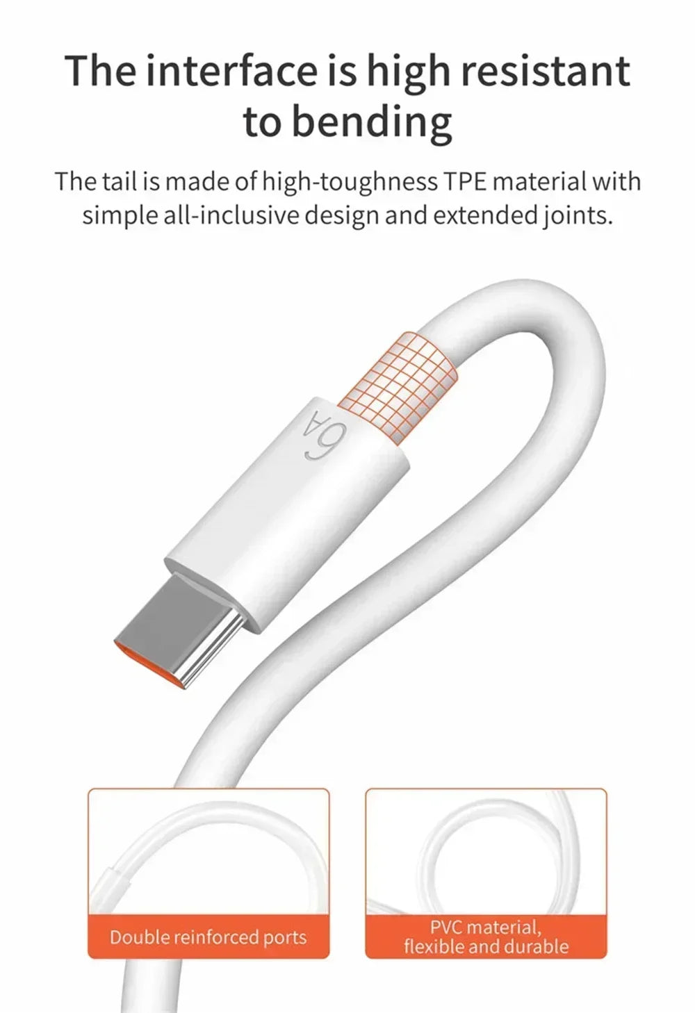 6A 66W Super Fast EU US Wall Charger Adapter 6A Type-C Cable For Huawei Mate 40 50 60 P50 Nova8 9 10 Honor 90 100 X7 X8 X9 Magic