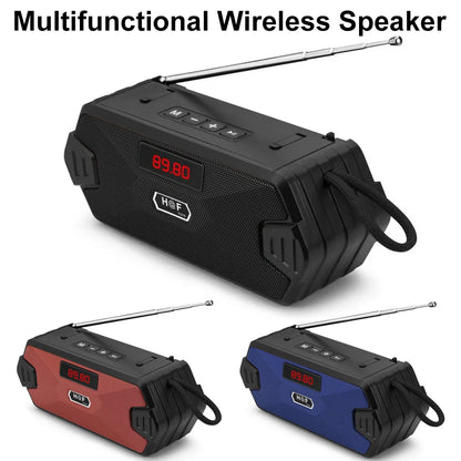 Portable Wireless Speaker Bluetooth-compatible Outdoor USB Speakers With FM Radio For Receiver AUX TF MP3 LoudspeakerPhone PC