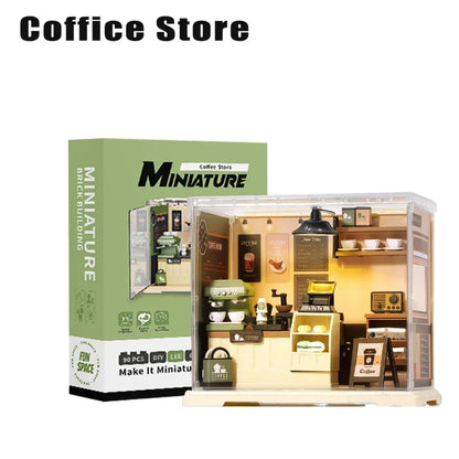 New DIY Miniature House Model with Soft Lights, High-Detail Quality, Easy 1-Hour Assembly, Perfect Birthday & Christmas Gift