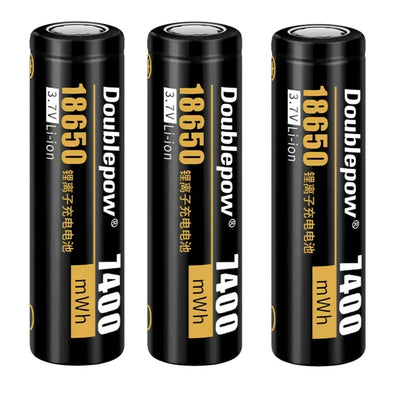 3pcs/lot 18650 lithium ion rechargeable battery 3.7v 7400mWh 18650 flashlight rechargeable battery
