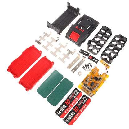 21700 Li Battery Case With Circuit Board For DIY Shell Box With BMS PCB Board Charging Protection Can Install 10/15 Batteries
