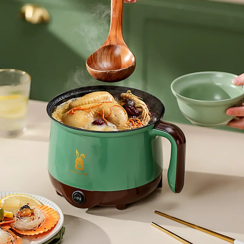 Multi Cookers Electric Rice Cooker Non-stick Pan Heating Pan Electric Cooking Pot Machine Double Layer Steamed Eggs Pan Soup Pot
