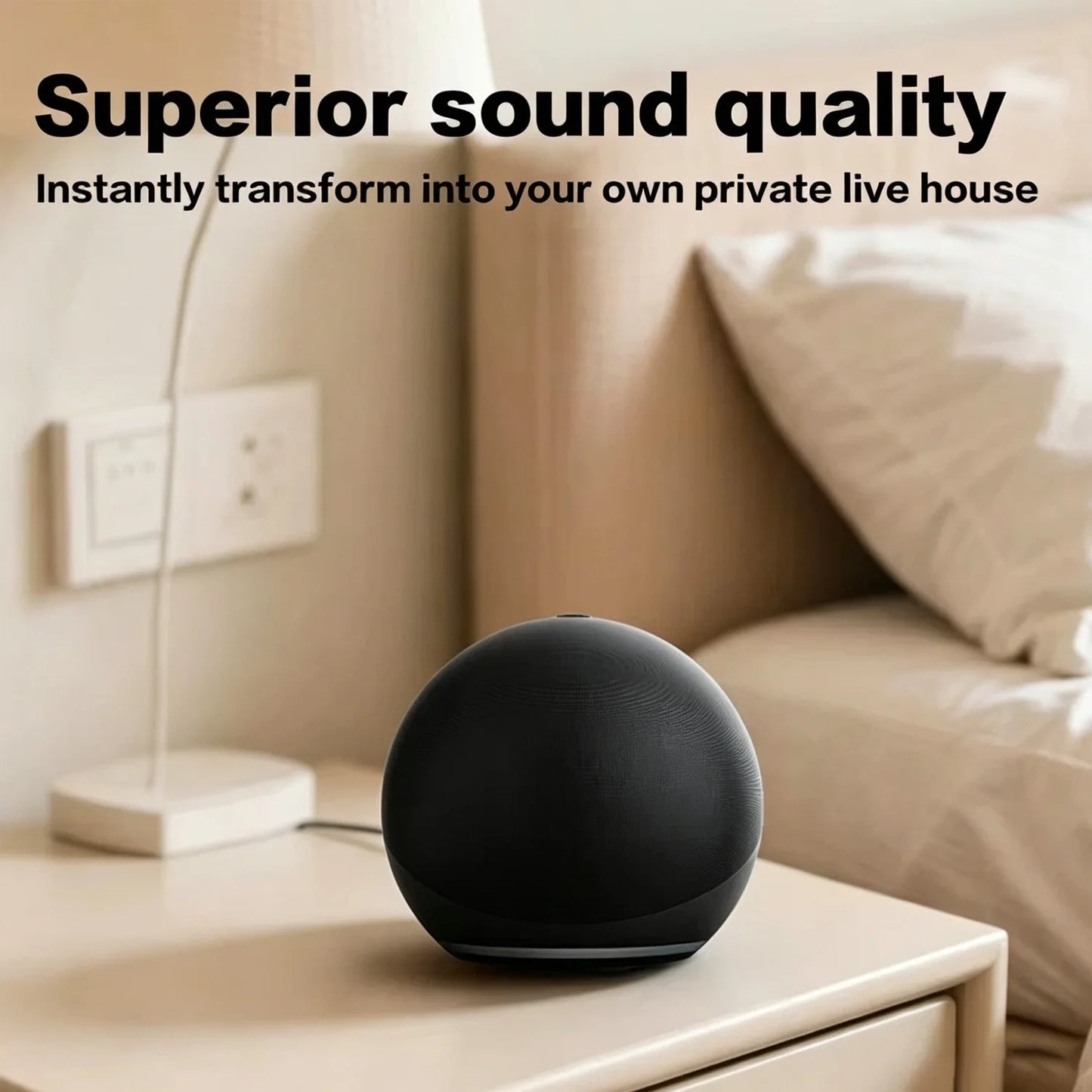 Portable Outdoor Alexa Bluetooth Speaker Designed for Owl With High-quality Sound And a Mini Desktop Design Audio