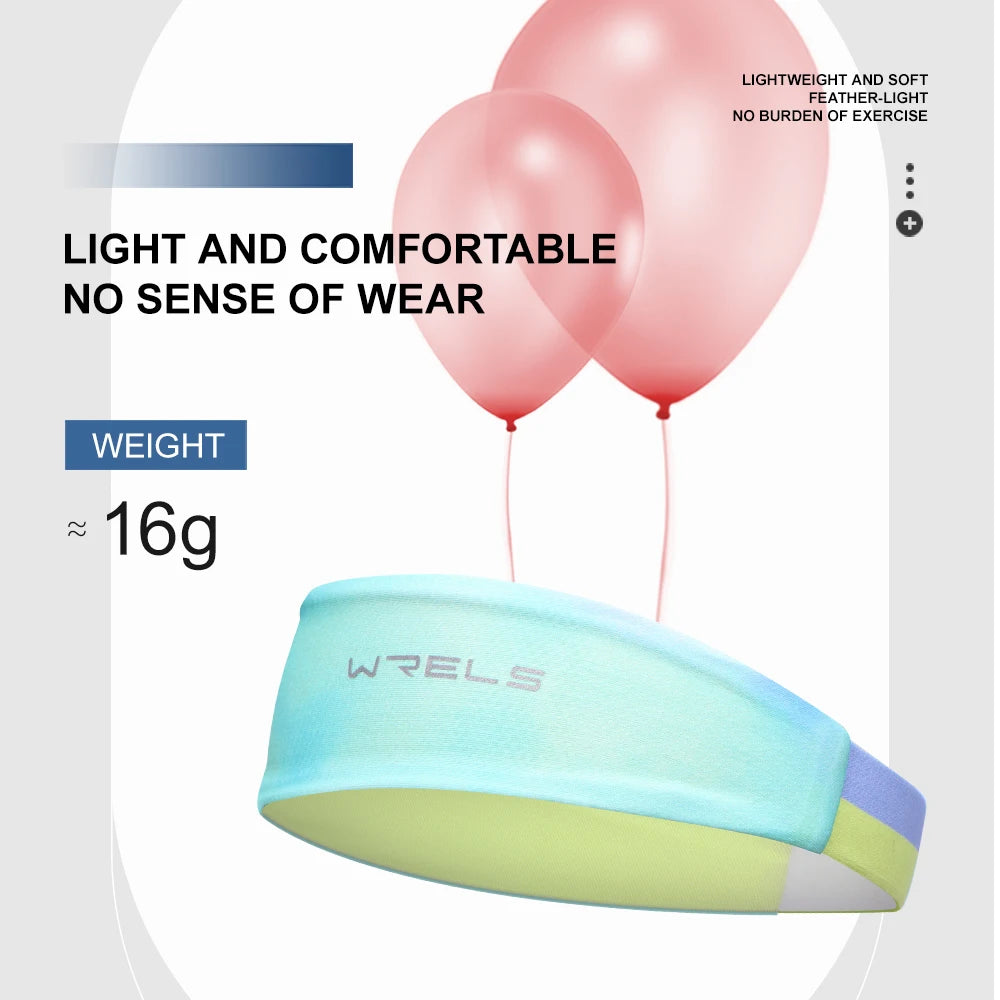 Sport Sweatband Breathable Quick Dry Basketball Tennis Hair Band Lightweight Sweat Absorb Fitness Running Cycling Hairband