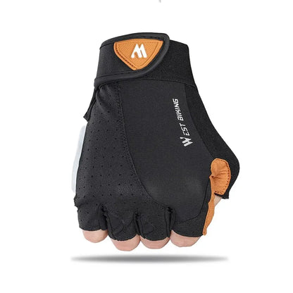 WEST BIKING Sports Bike Gloves Half Finger Men Women MTB Cycling Gloves Running Fitness Gym Riding Motorcycle Bicycle Gloves