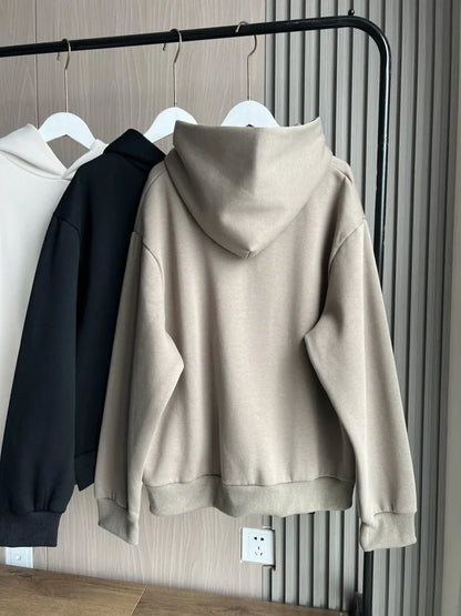 2024 Autumn/Winter new TRAF women's multi-color selection classic simple all-in-one hooded loose long-sleeved hoodie sweatpants