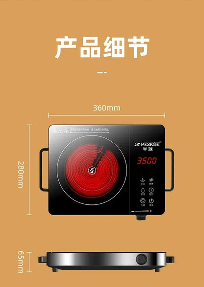Electric Pottery Stove, Energy-saving , Multi-function Integrated High-power Household Frying Induction Cooker new style