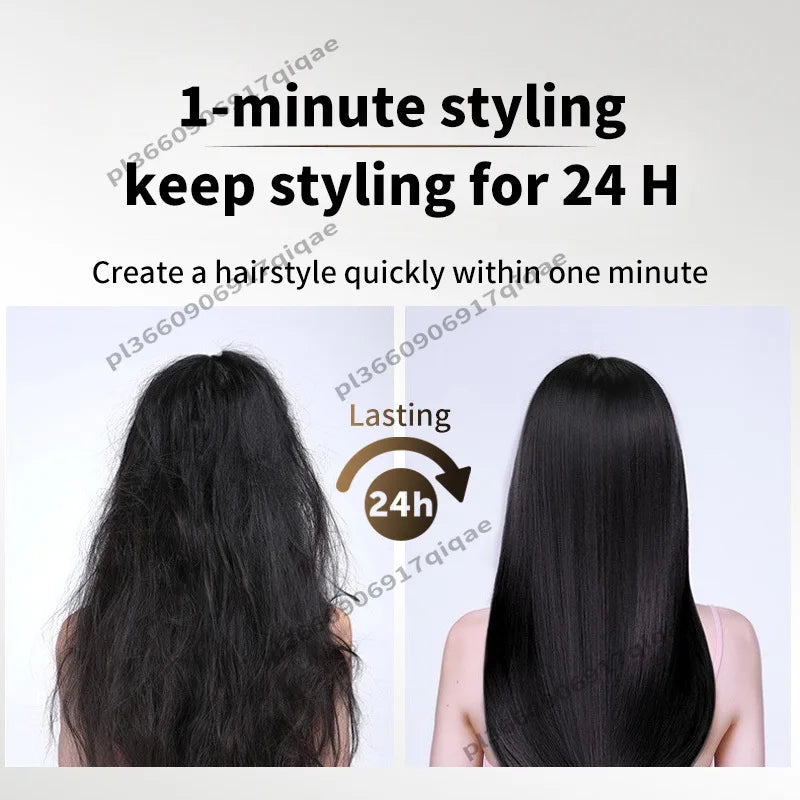 2 IN 1 Hair-care Airstrait Hair Straightener Hair Dryer Negative Ion Hair Styler Long-Lasting Styling Tool Hairdryer Machine