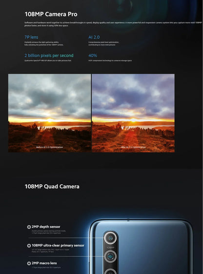 Xiaomi 10 5G Android  6.67 inch Qualcomm Snapdragon 865 RAM 12GB ROM 256GB used phone