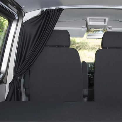 A Set CAB DIVIDER Blackout Curtain For Fiat Ducato VW T5 T6 Ford Transit Sprinter High Roof Motorhome Caravan Campervan