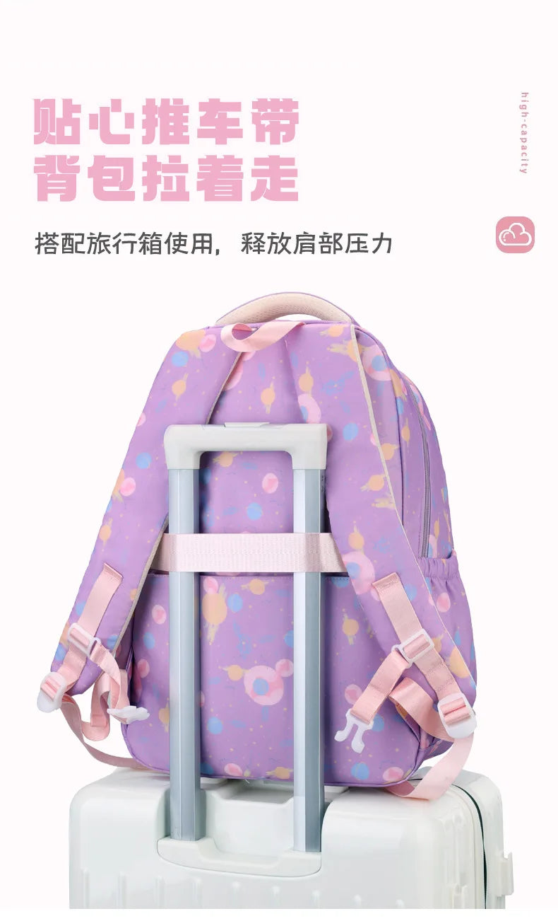Child Girl Backpacks Primary Junior High School Bags for Girls Children Kids Bookbag Backpack 2025 Back to School Girl Schoolbag