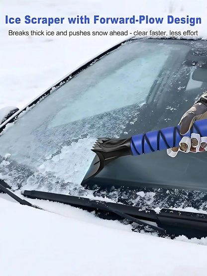 Ice Scraper and Brush for Car, Snow Brush and Ice Scraper with Foam Grip, Detachable Snow Scraper for SUV Truck Jeep Vehicle