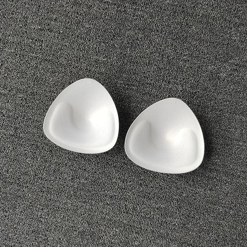 Invisible Triangle Sponge Push Up Bra Pads Women Sexy Inserts Underwear Sponge Swimsuit Bikini Breast Enhancers Chest Cup Pads