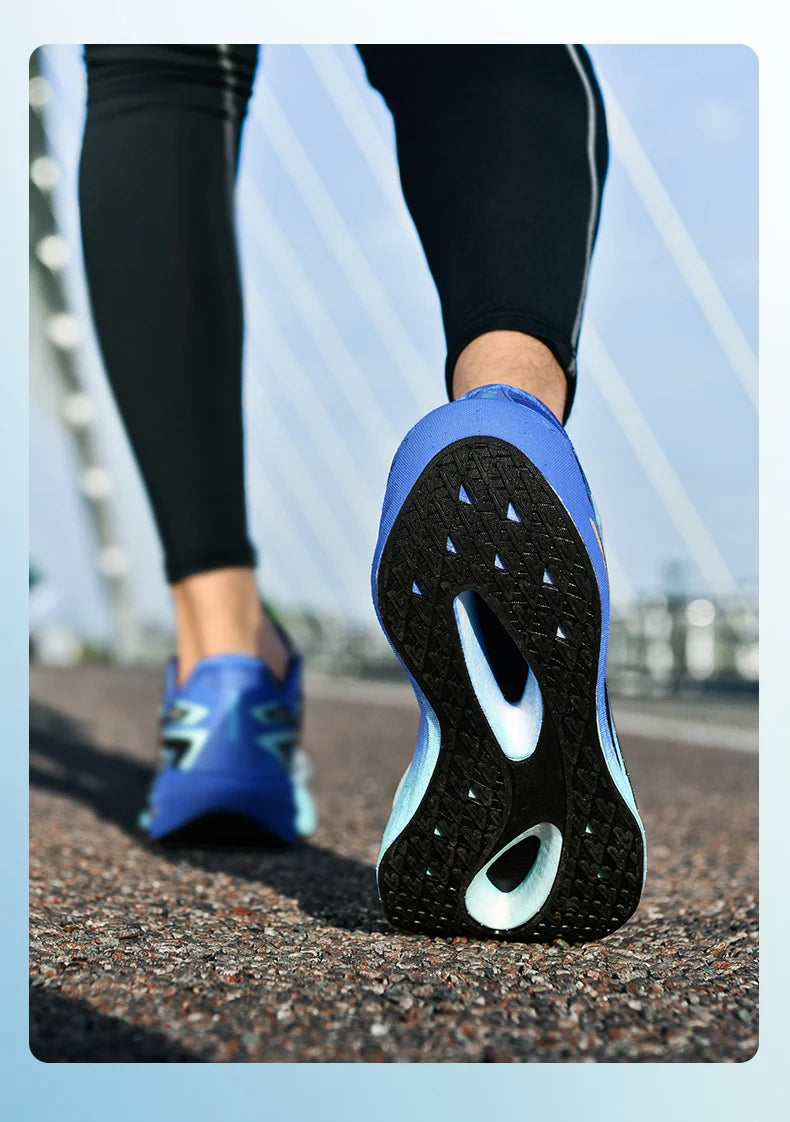 Men's Running Shoes Jogging Breathable Mesh Cushioning Non-Slip Outdoor Casual shoes Couple Trainer Race Sneakers Off-road Shoes