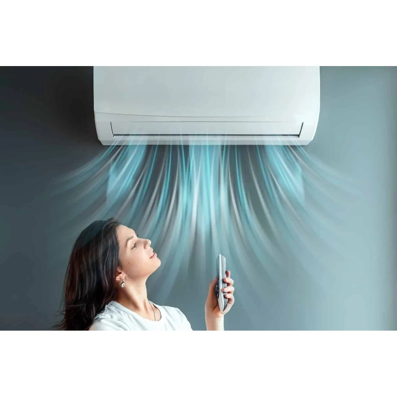 For New Split AC Wall Mounted Air Conditioner Electric for Room Garage Outdoor Use EU/US Plug Cooling Only Variable Frequency