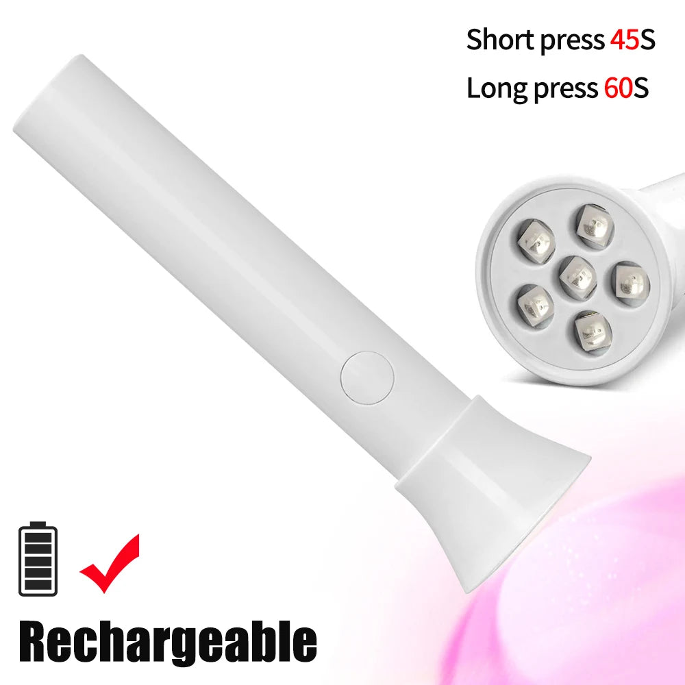 LINMANDA 18W Mini UV LED Nail Lamp Portable Nail Lamp Fast Drying Curing Light for Gel Polish No Black Hands 6 Lamps UV Lamp