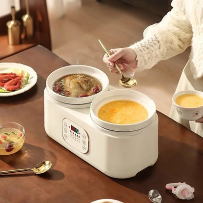 Ceramic Electric Stew Pot Porridge Cooker Porridge Stew Pot Electric Casserole Household Automatic Stew Pot Самогонный Аппарат