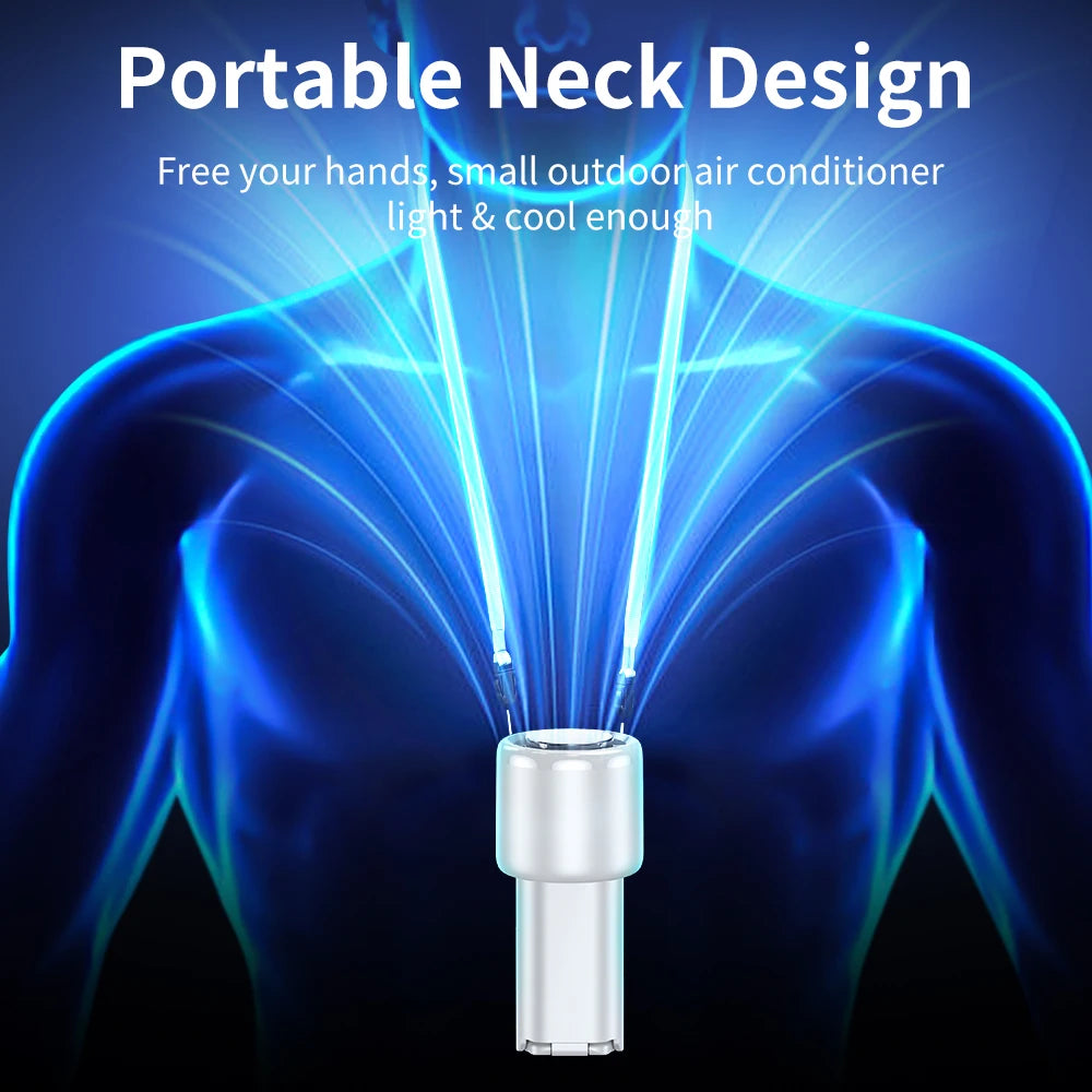 5200mAh Large Capacity Handheld Fan High Speed Refrigeration Handheld Fan 100 Speed  USB Charging Portable Fan