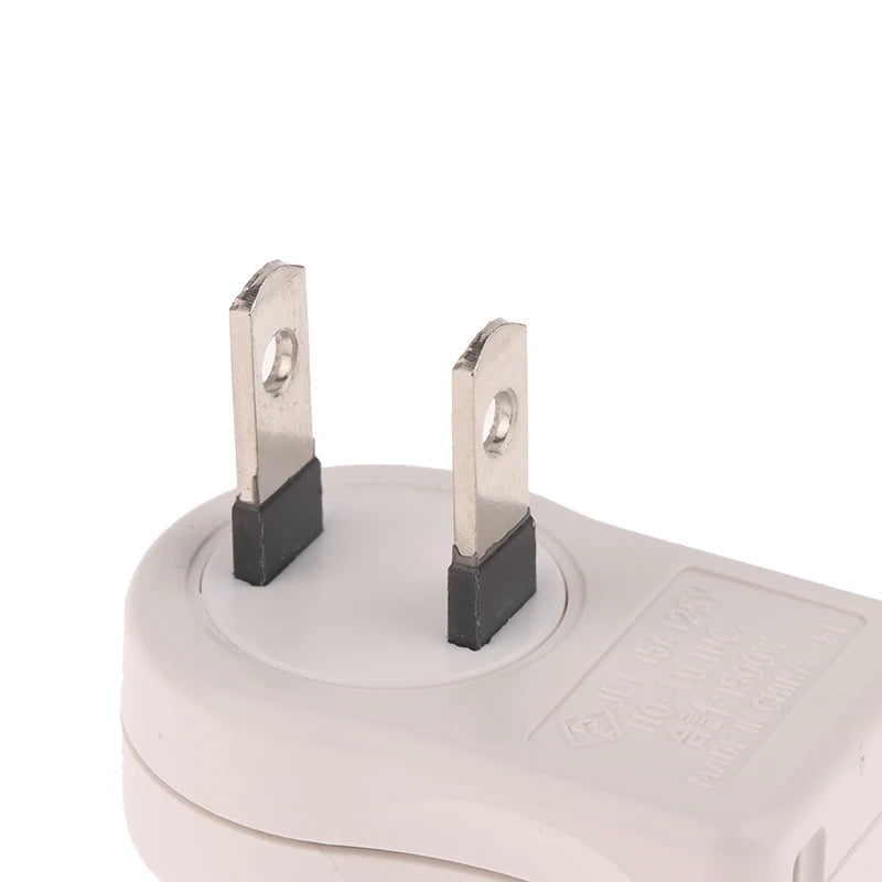 1Pcs US 2PIN 360 Angle Rotatable Power Socket Plug Adapter Foldable Travel Aadapters Power Converter Plug Electrical Socket