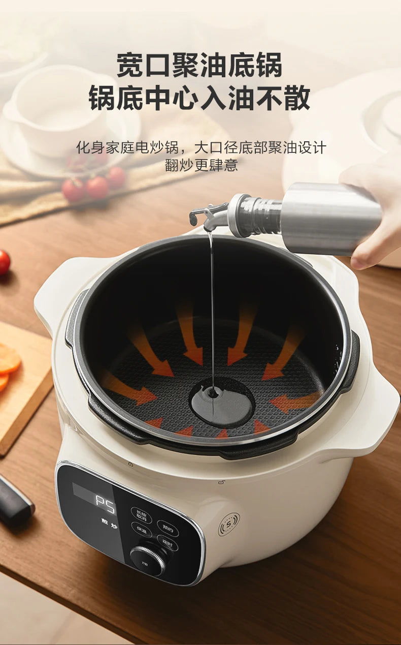 Electric Pressure Cooker 220V Home 4L Capacity Multifunctional Smart Rice Cooker Automatic multicooker 압력밥솥 طنجرة الضغط