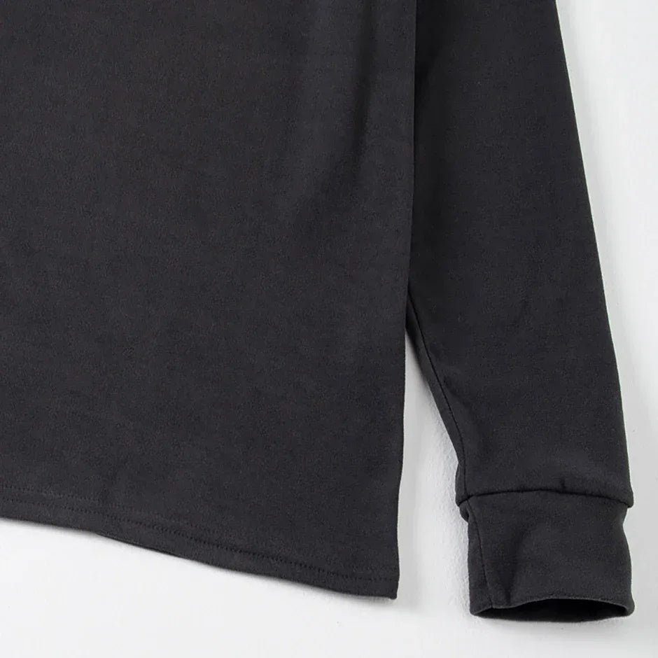 2-piece Autumn And Winter Men's Solid Color Simple and Versatile Round Neck Warm Underwear Set Comfortable Youth Home Clothes
