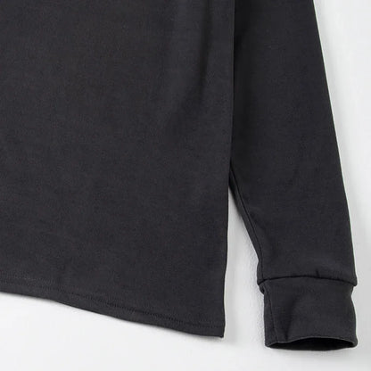 2-piece Autumn And Winter Men's Solid Color Simple and Versatile Round Neck Warm Underwear Set Comfortable Youth Home Clothes