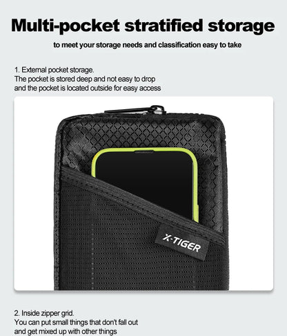 X-TIGER Bicycle Phone Bag Cycling Jersey Bag Lightweight and Portable Multifunctional Handbag Wallet Cycling Equipment