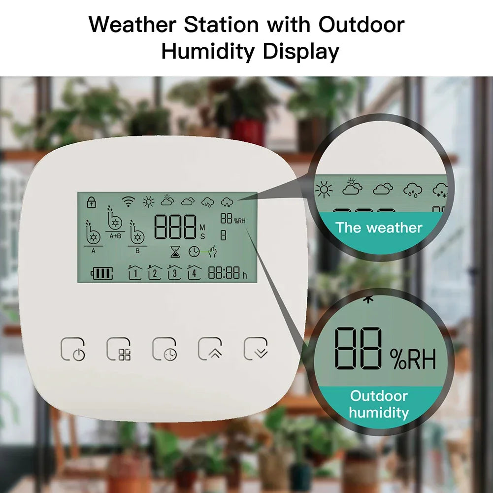 WiFi Tuya Smart Watering Machine Automatic Micro-drip Irrigation System Plants Controller System Irrigation Tool Alexa Google