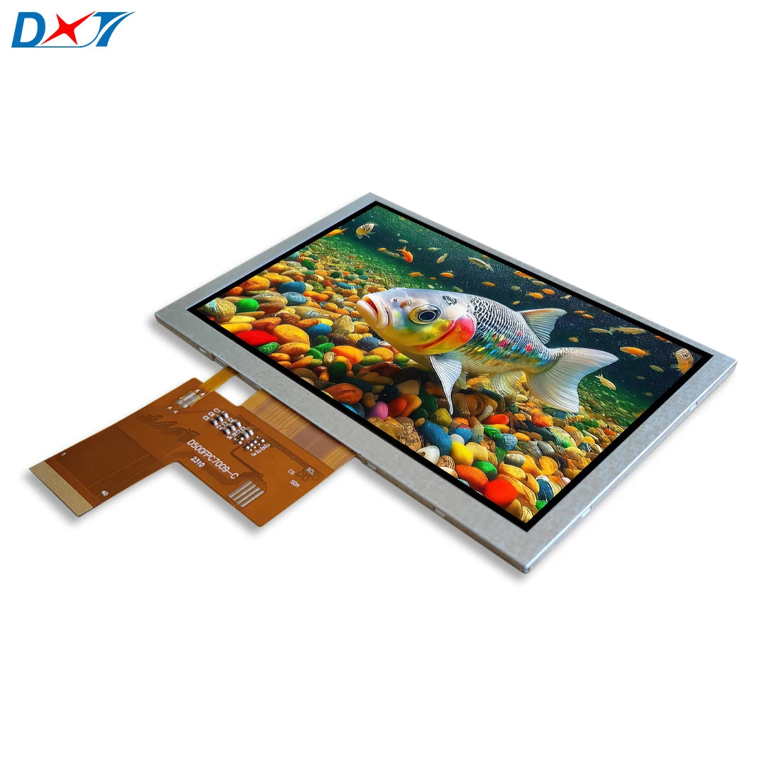 5.0 inch LCD display 800*480 40pin RGB TTL 5 inch high brightness screen TFT ST7262