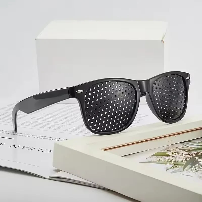 Wearable Anti-fatigue Vision Care  Corrective Glasses Improve Stenopeic Pinhole Pin Hole Glasses Eye Protection For Men Women