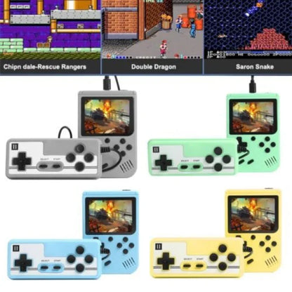 Retro Portable Mini Handheld Video Game Console 8 Bit 3.0 Inch Color LCD Kids Color Game Player Built in 500 Games