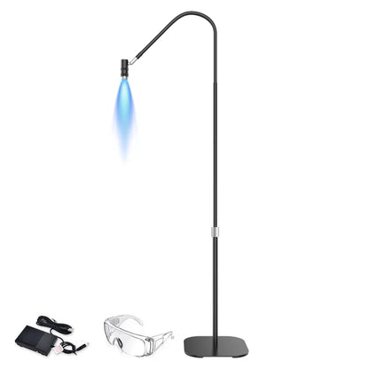 UV Lamp Lash with Foot Switch 405nm Adjustable Focus Touch Control Nail Polish False Eyelashes Glue Curing Floor Lamp
