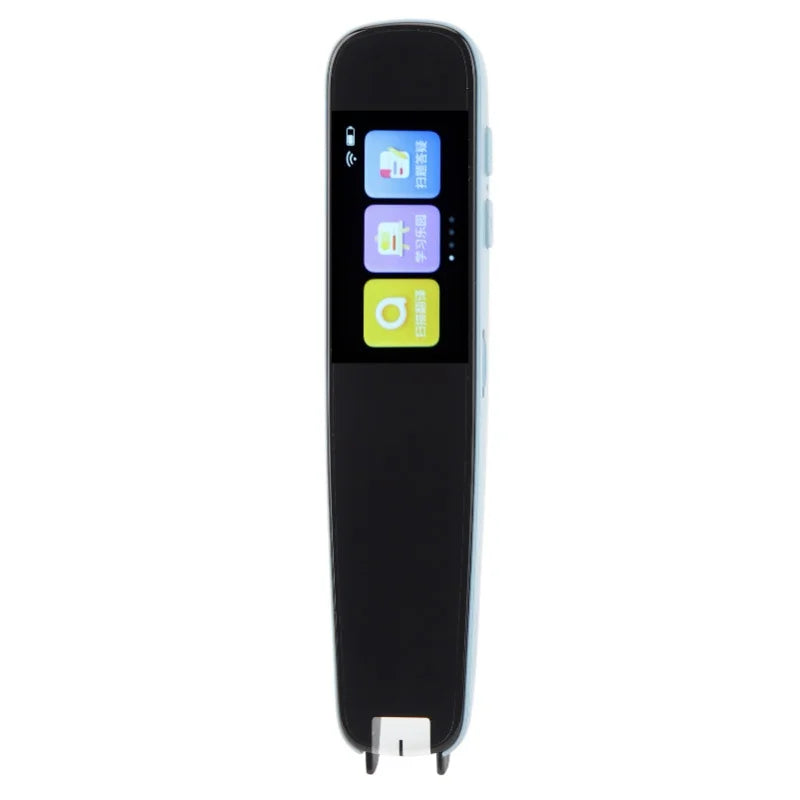 WiFi Language Translator Pen Digital Touch Screen Quick Identification Scan Reader Pen For Learning Traveling Aboard Blue