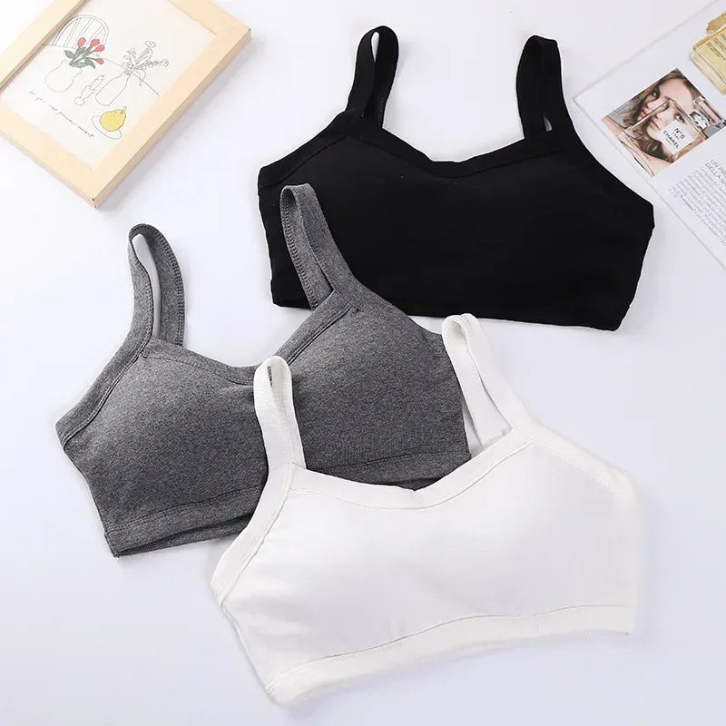 Seamless Push Up Bra for Women - Cotton Sports Bralette with Removable Pads, Wire-Free Comfort for Yoga & Daily Wear