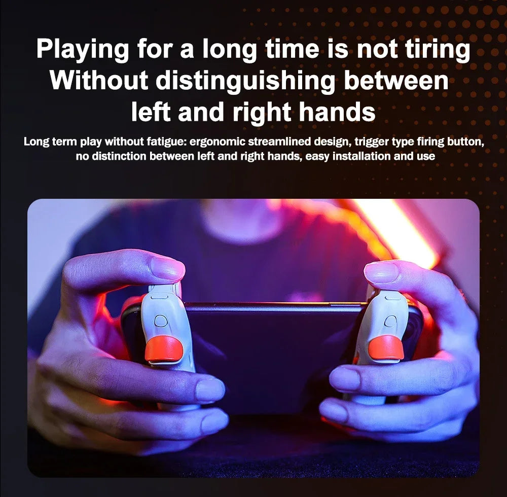 M1 Mobile Game Trigger Frequency Conversion Dual Firepower Shooting Gaming Vibration Button for PUBG Gamepad Joystick Controller