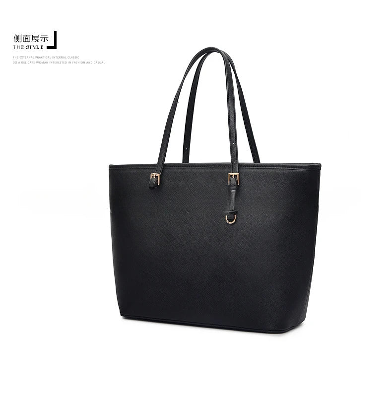 Women Large Capacity Bucket Tote Bag Shoulder Handbag Mommy Bag Work Travel Casual Purse