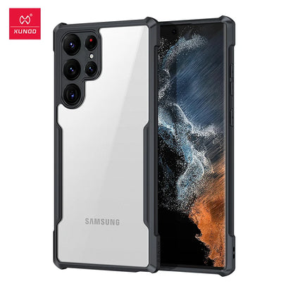 Xundd For Samsung Galaxy S24 S25 S26 Ultra Case For S25 S23 Plus S21 Ultra FE Airbag Shockproof Shell PC&TPU Back Clear Cover